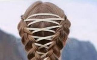 Плетение объёмных кос на длинные волосы